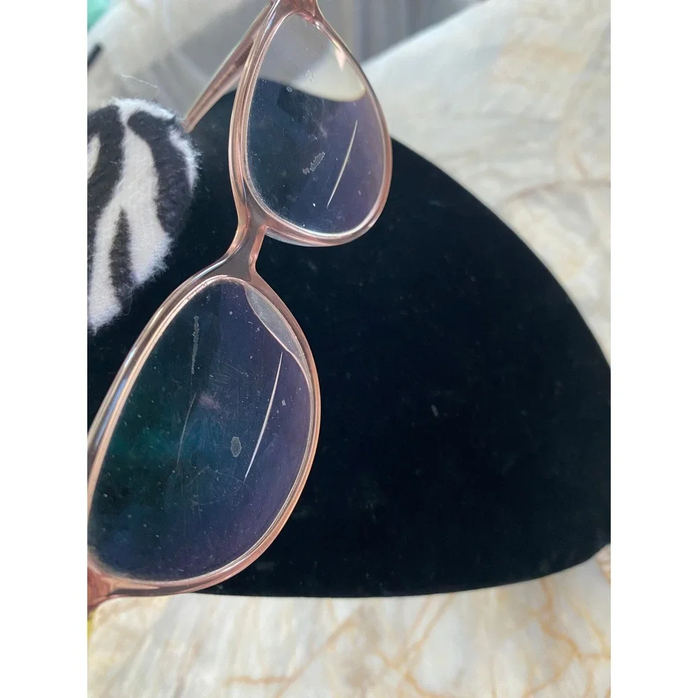 Bio-eyes BE221 Mauve Pink Oval Bifocal Eyeglasses Retro Frames